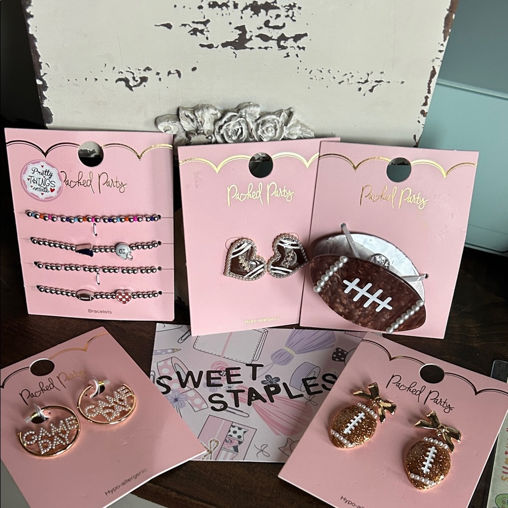 Packed party Football Hair Accessories Set bundle🏈